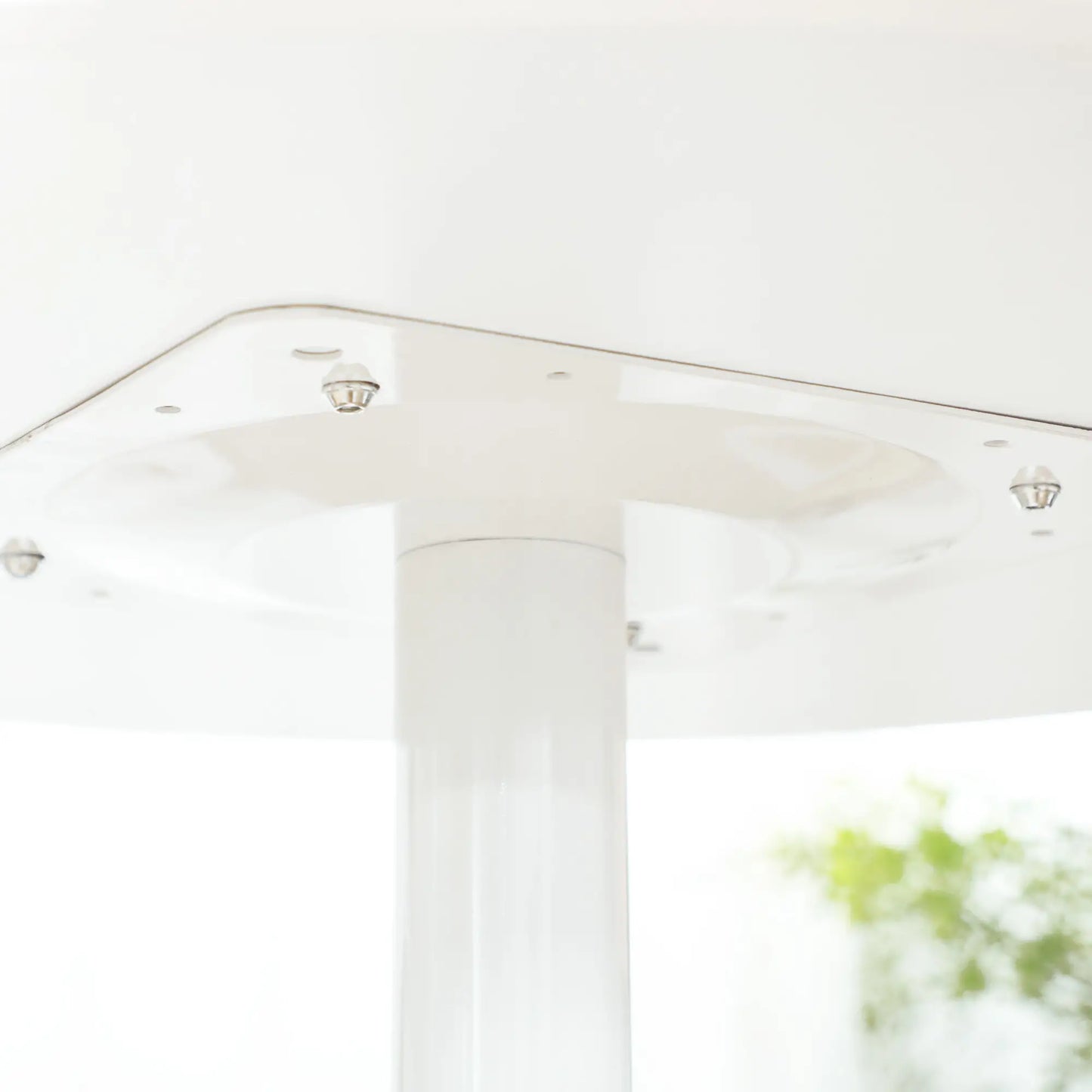 Modern Kitchen Table for 2, Round Dining Table, Steel Base, White Bar Tables & Dining Tables at Gallery Canada