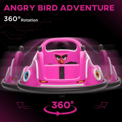 Electric Ride On Car, 12V, 360 Degree Spin, Dual Joysticks, Pink Electric Ride On Toys at Gallery Canada