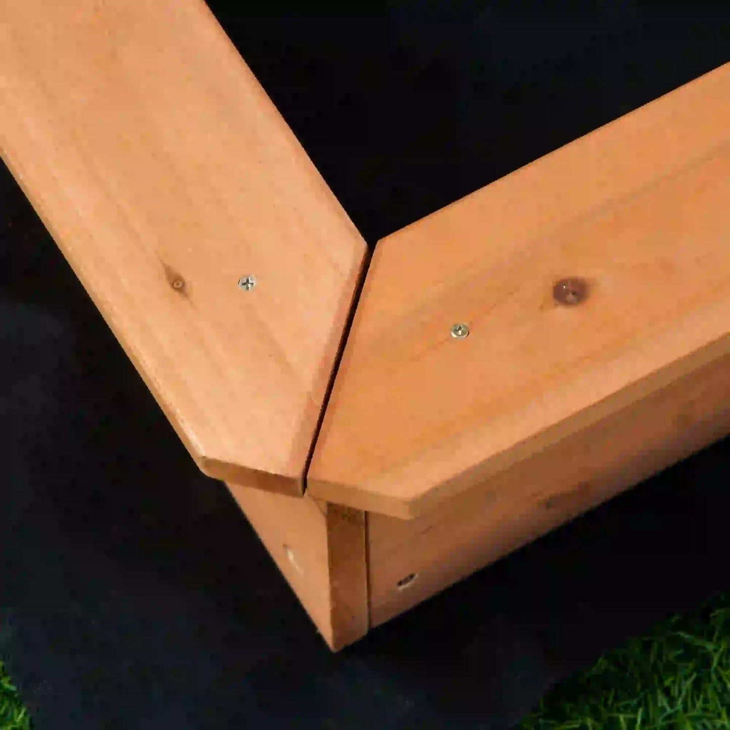 Kids Wooden Sandbox, Adjustable Height Cover, Bottom Liner, Seat, Plastic Basins, for 3-7 Years Sandboxes & Accessories at Gallery Canada