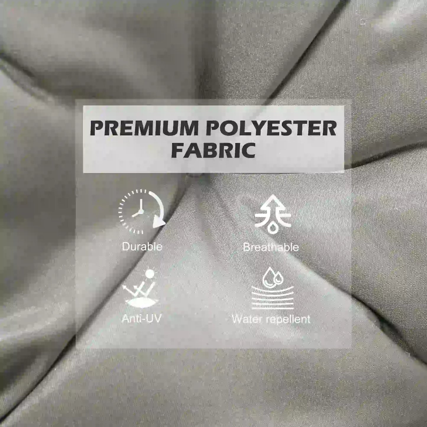 Set of 2 Garden Chair Cushions, Seat Pad with Backrest, Outdoor & Indoor Use Patio Chair Cushions at Gallery Canada