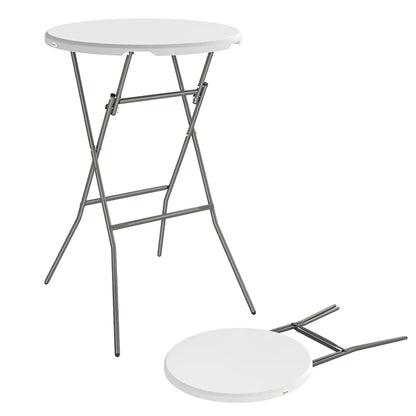 2.6ft Plastic Folding Picnic Table, Camping Table, White Picnic Tables & Camping Chairs at Gallery Canada