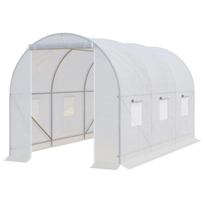 11.5x6.6x6.6ft Walk-In Greenhouse, Portable Garden Plant House, White Walk In Greenhouses at Gallery Canada