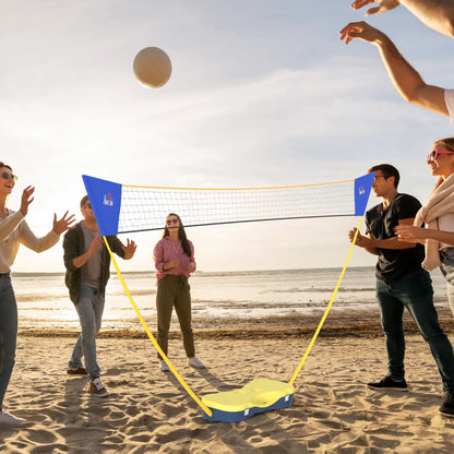 Portable Badminton Net Set, 9.5x5 ft, Foldable, Includes Rackets, Shuttlecocks Badminton at Gallery Canada