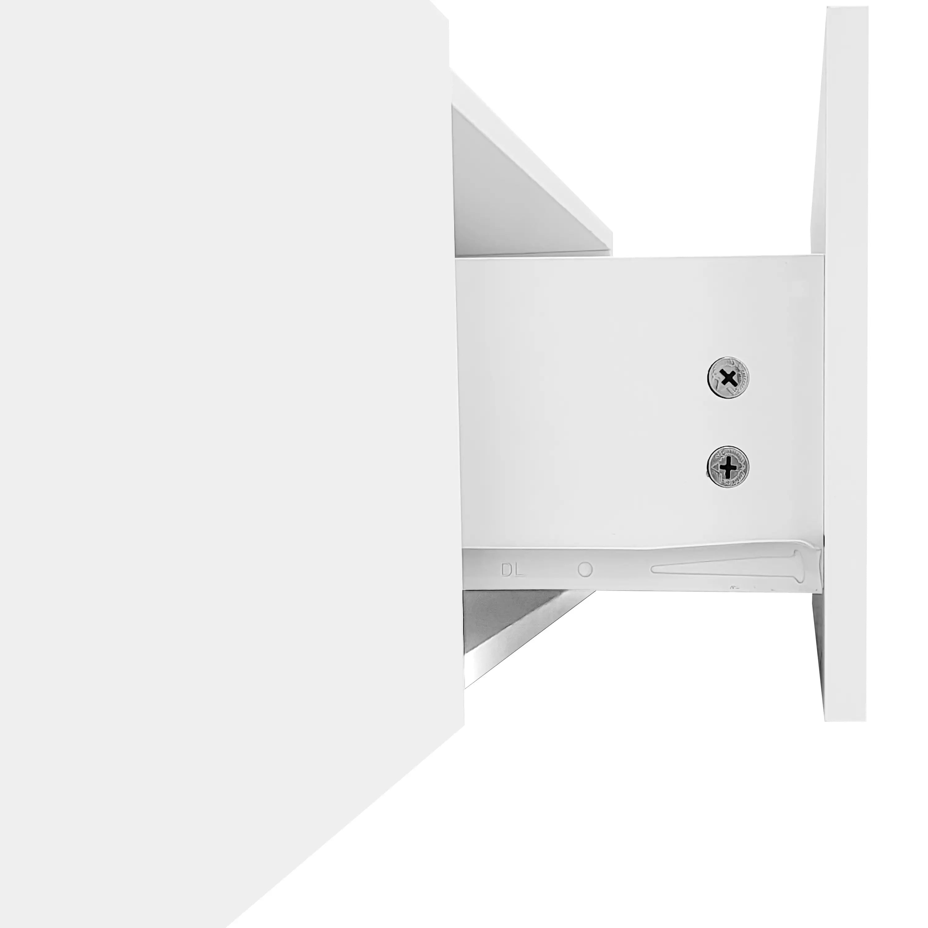 TV Stand With Glass Shelves, LED Lighting, 67