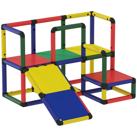 Kids Climbing Structure With Slide, Platform, Ages 1-6 Years, Mixed Colour Gym Sets & Swings Mixed Colour at Gallery Canada