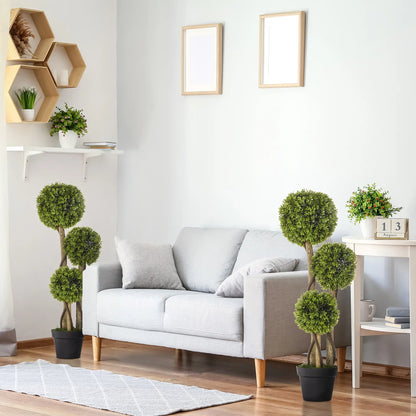 2 3FT Artificial Bamboo Trees in Pot, Home Office Decor, Green Artificial Trees at Gallery Canada