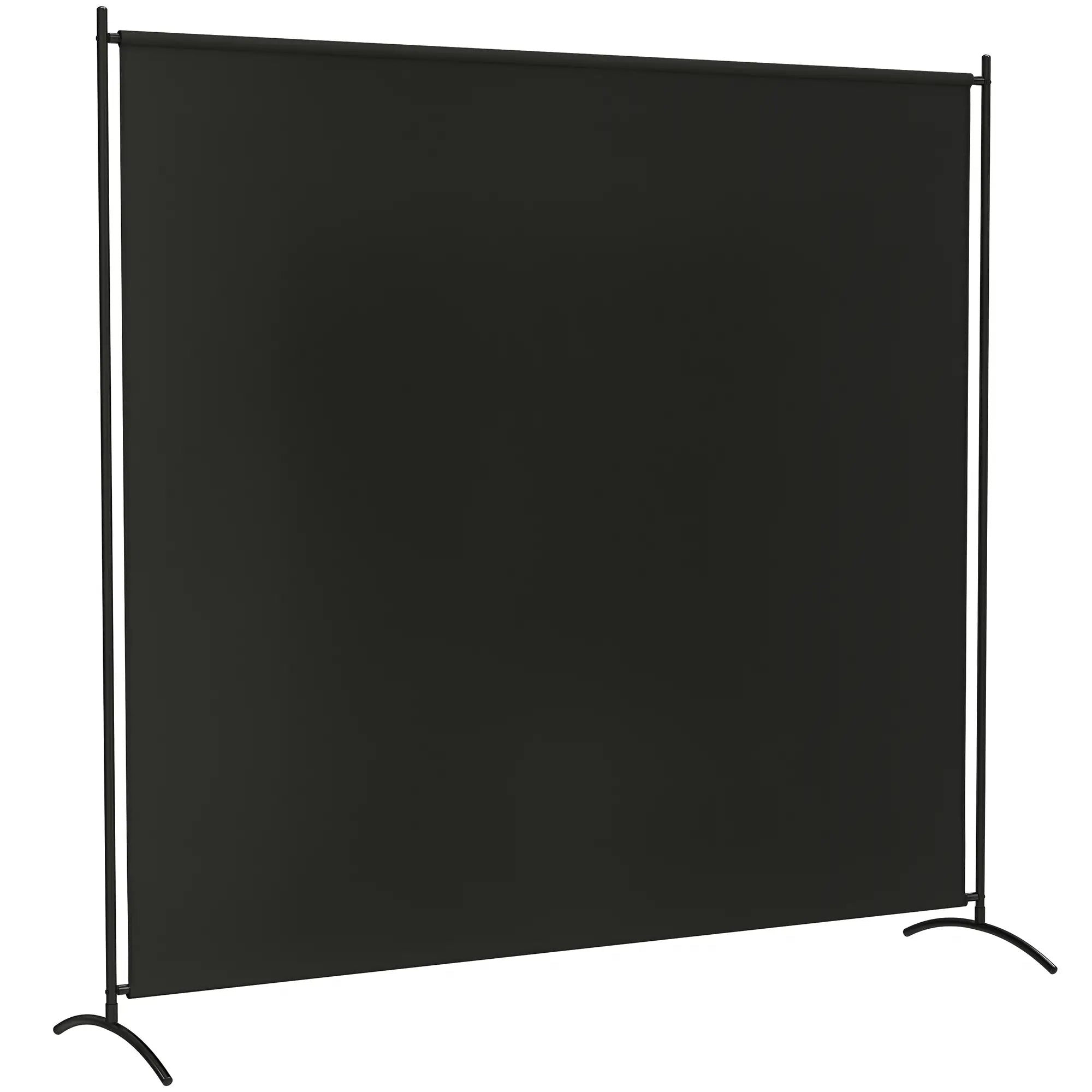 Single Panel Room Divider, UV30+ Privacy Screen, Indoor Outdoor, Black Side Awnings at Gallery Canada