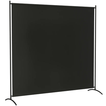 Single Panel Room Divider, UV30+ Privacy Screen, Indoor Outdoor, Black Side Awnings at Gallery Canada
