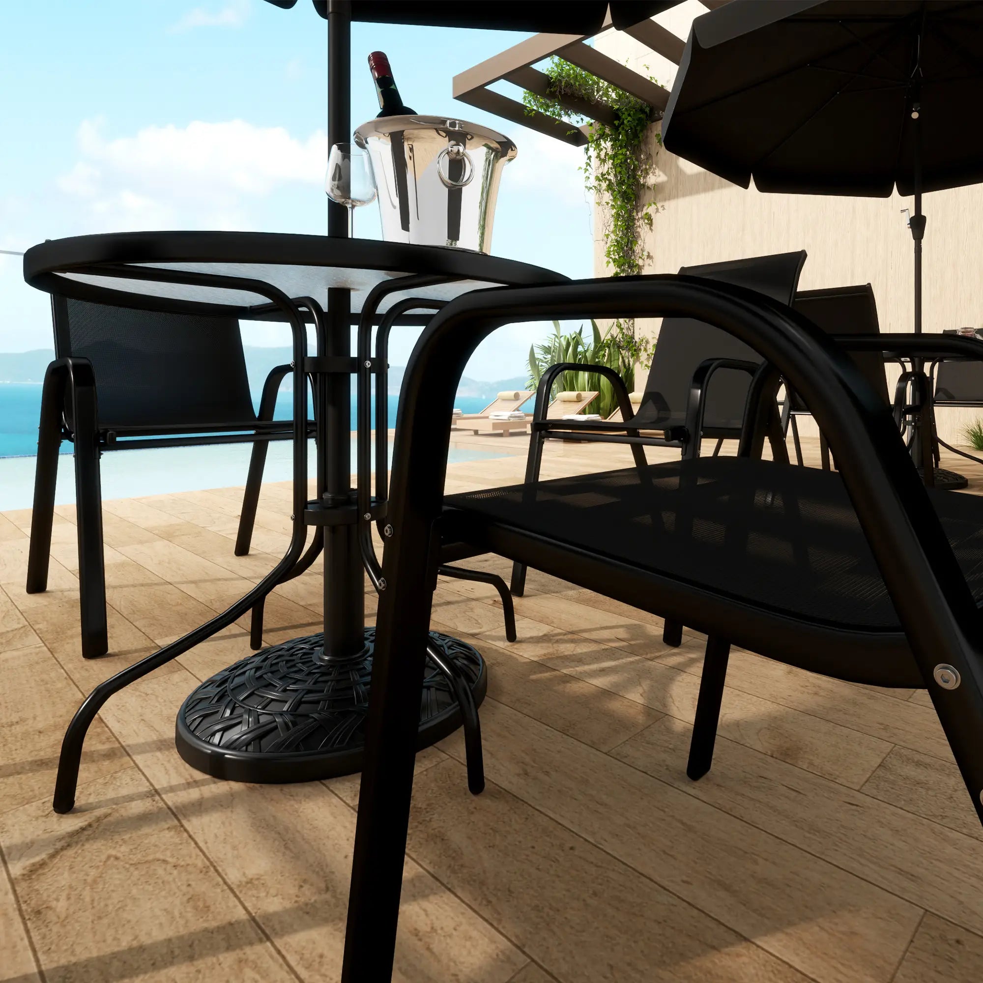 Concrete Umbrella Base, 26 lbs, Φ18.7