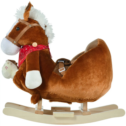 Kids Rocking Horse with Cradlesong, Hand Puppet, 18-36 Months, Brown Rocking Horses at Gallery Canada
