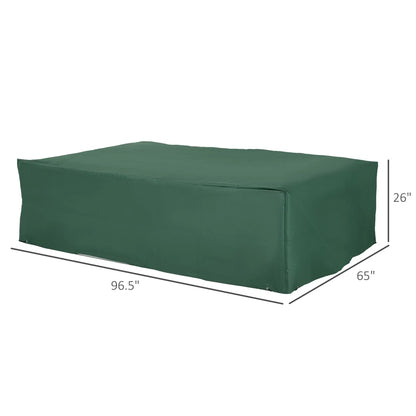 Waterproof Outdoor Furniture Cover, 97" x 65" x 26", Green Patio Furniture Covers at Gallery Canada