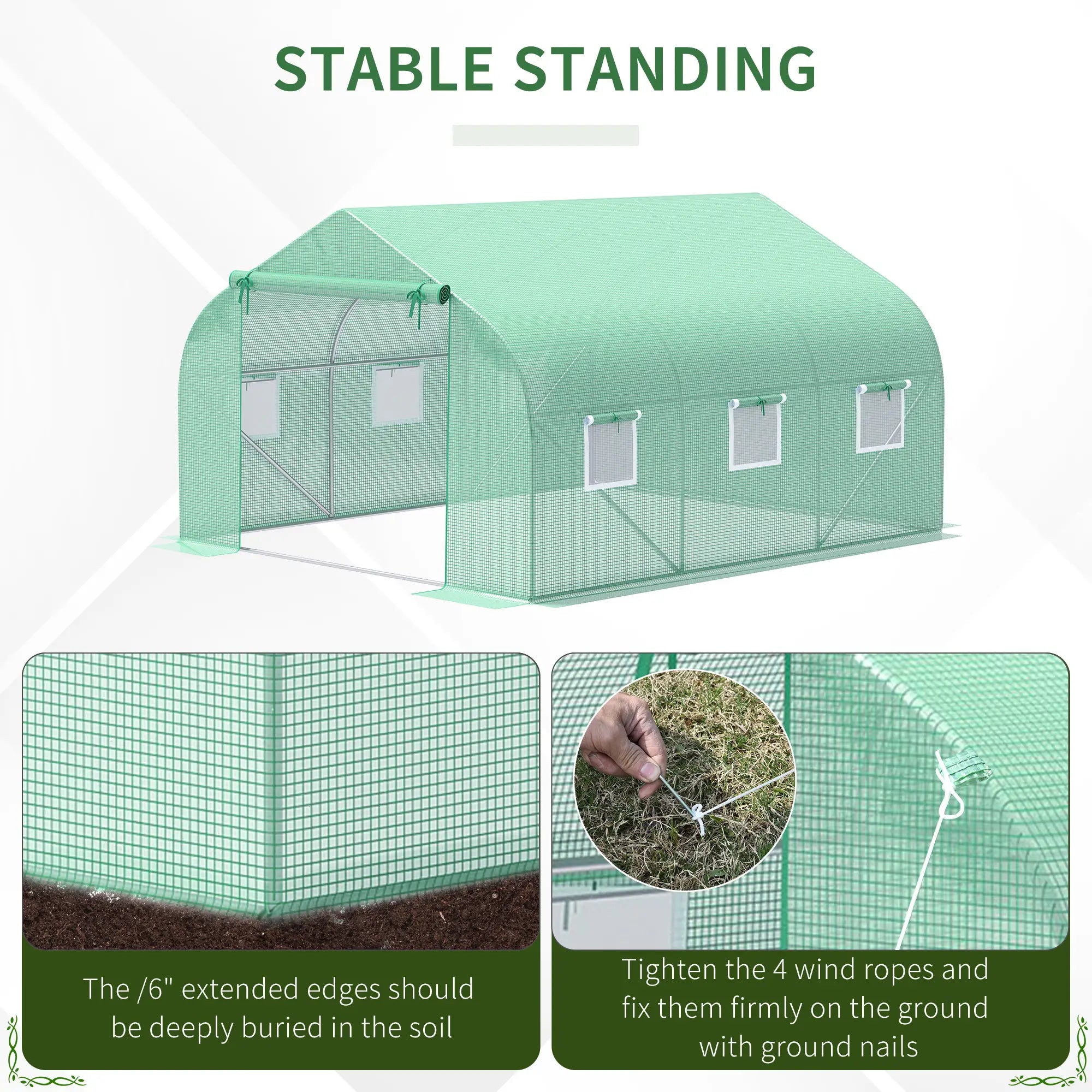 Walk-In Greenhouse, Portable Garden Plant Greenhouse, Premium Steel Frame Walk In Greenhouses at Gallery Canada