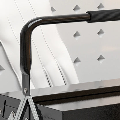 22 Inches Metal Tool Box, 5-Tray Cantilever Steel Chest, Black Tool Organizers at Gallery Canada