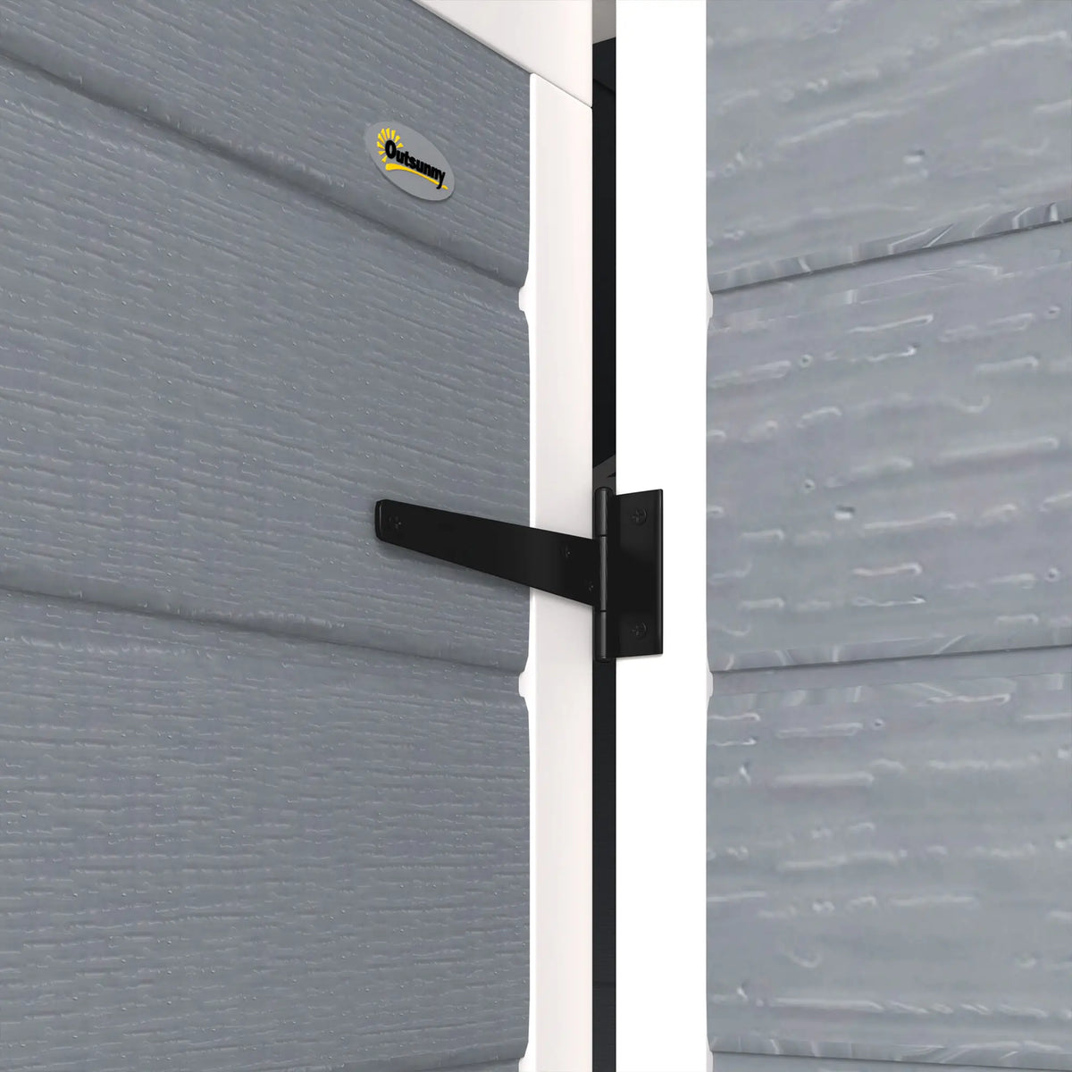 6' x 4' Plastic Garden Shed, Waterproof, Grey Sheds at Gallery Canada