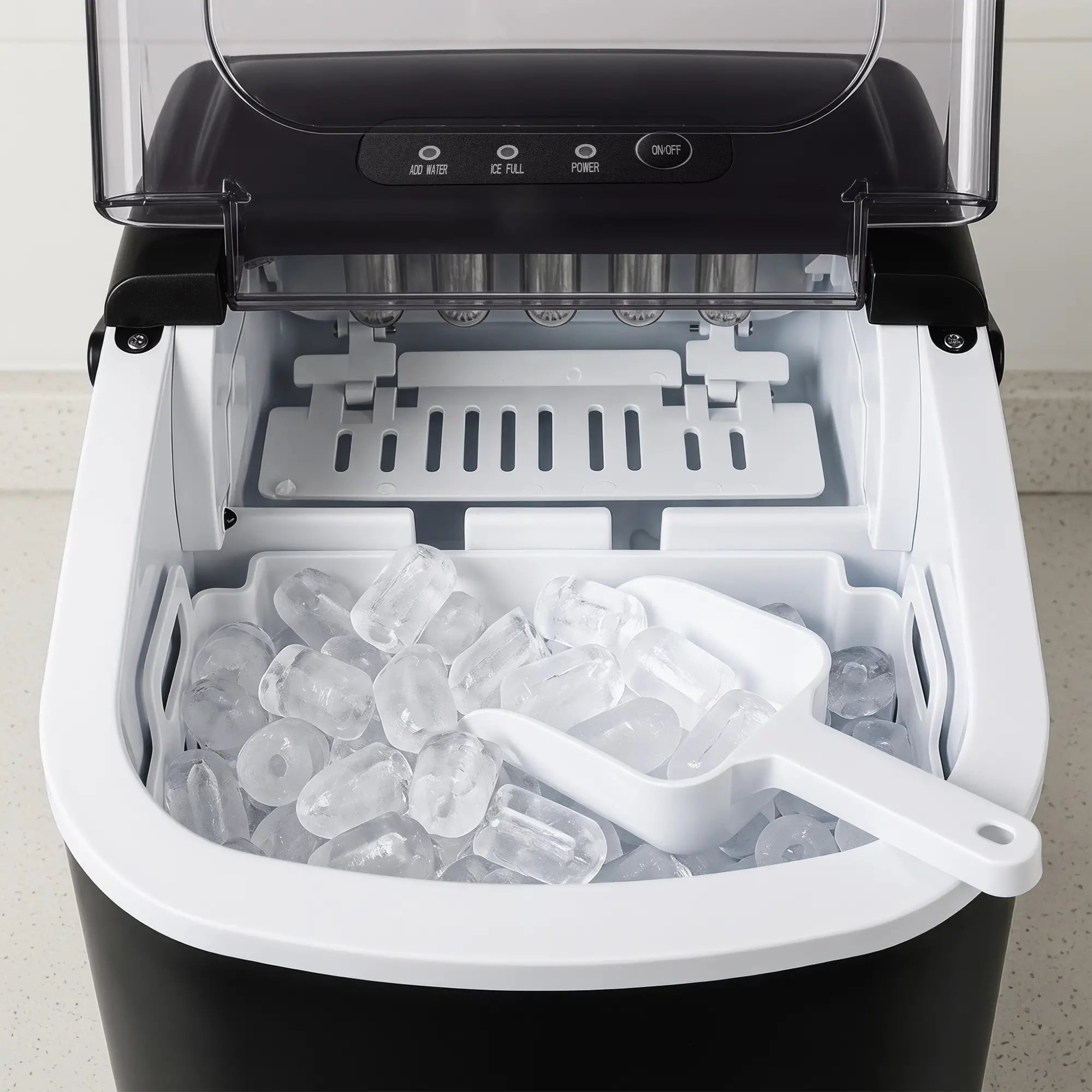 Portable Ice Maker, Self Cleaning, 26lbs/24Hrs, Black Small Kitchen Appliances at Gallery Canada