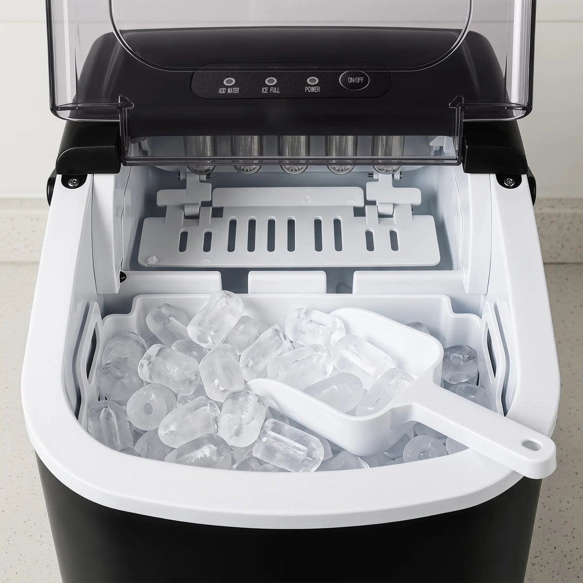 Portable Ice Maker, Self Cleaning, 26lbs/24Hrs, Black Small Kitchen Appliances at Gallery Canada