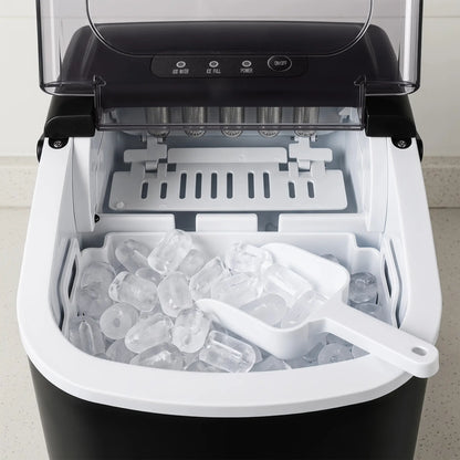 Portable Ice Maker, Self Cleaning, 26lbs/24Hrs, Black Small Kitchen Appliances at Gallery Canada