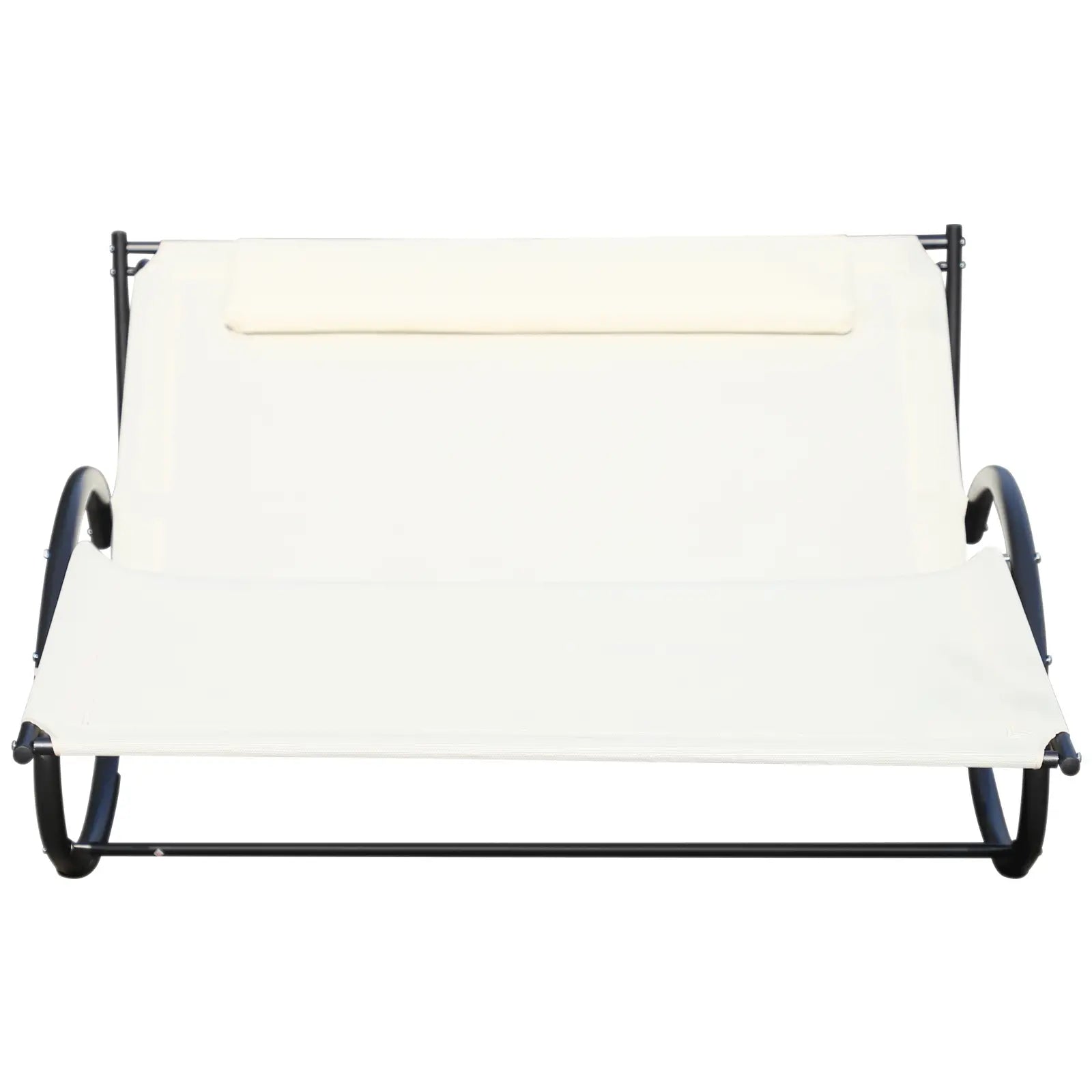 Double Chaise Lounger, Outdoor Hammock Chair, Cream White Lounger Chairs at Gallery Canada