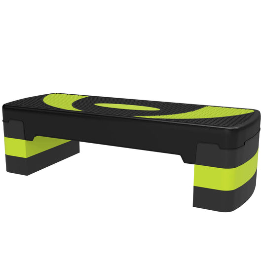 Adjustable Aerobic Stepper, Exercise Step Platform, 4"-6"-8", Green Aerobic Equipment Multi Colour at Gallery Canada