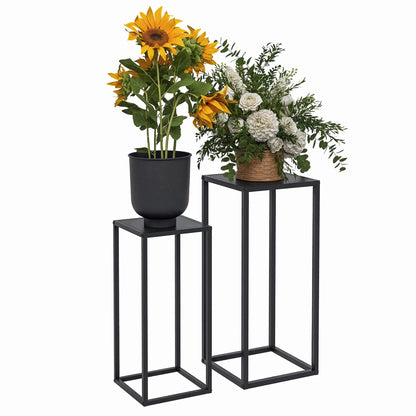 Set of 2 Plant Stands, Decorative Flower Display Holder for Living Room Balcony Plant Stands at Gallery Canada