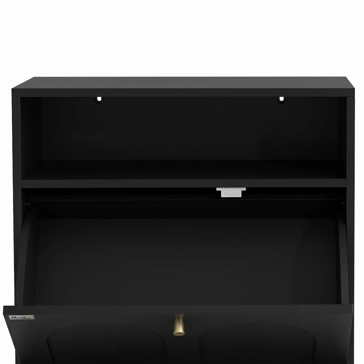 Dog Feeding Station, Food Storage Cabinet, 2 Elevated Bowls, Black Dog Bowls at Gallery Canada