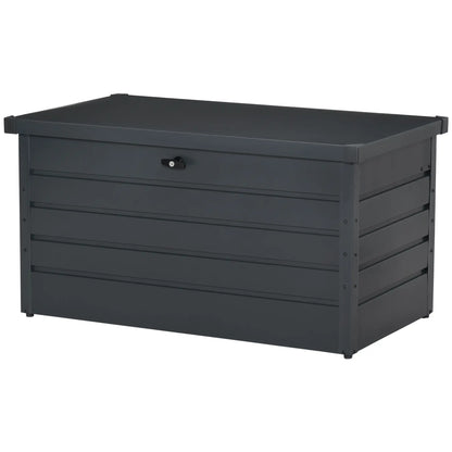 Large Deck Box, Outdoor Storage with Lock, Grey Patio Storage Boxes at Gallery Canada