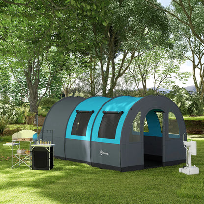 Camping Kitchen Table, Aluminum Folding with Storage, Silver Picnic Tables & Camping Chairs at Gallery Canada