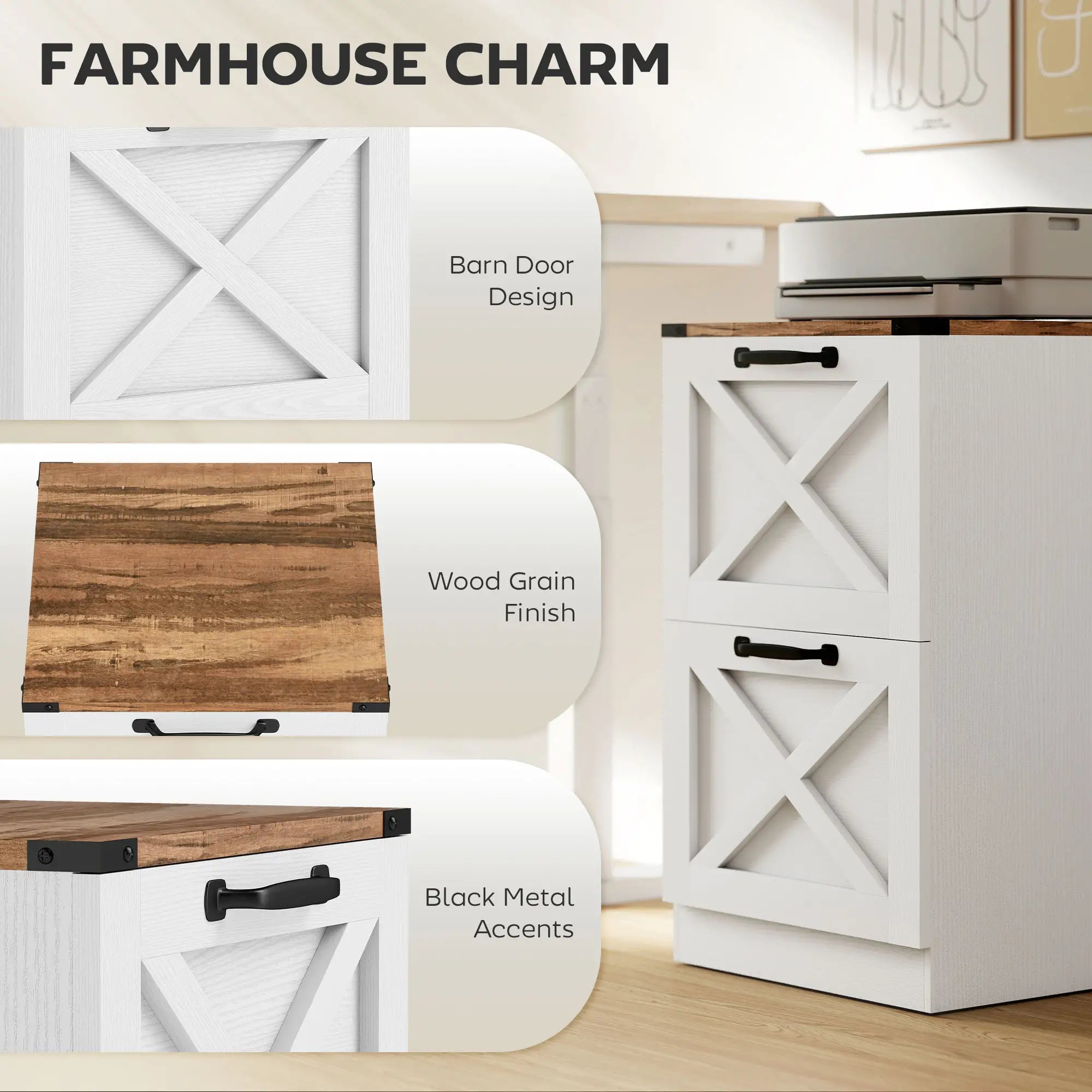 2 Drawer File Cabinet, Silent Slides, Letter/A4, White Office Cabinets & Cupboards at Gallery Canada