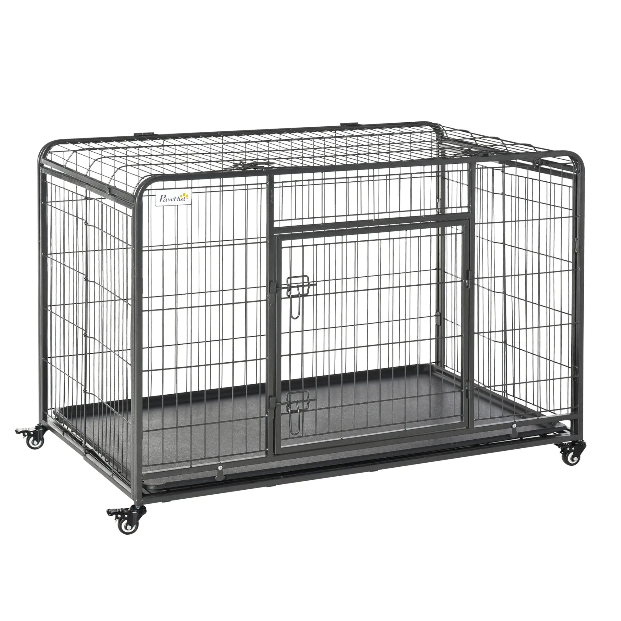 Heavy Duty Folding Dog Crate, Extra Large, 49