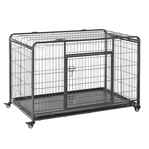 Heavy Duty Folding Dog Crate, Extra Large, 49