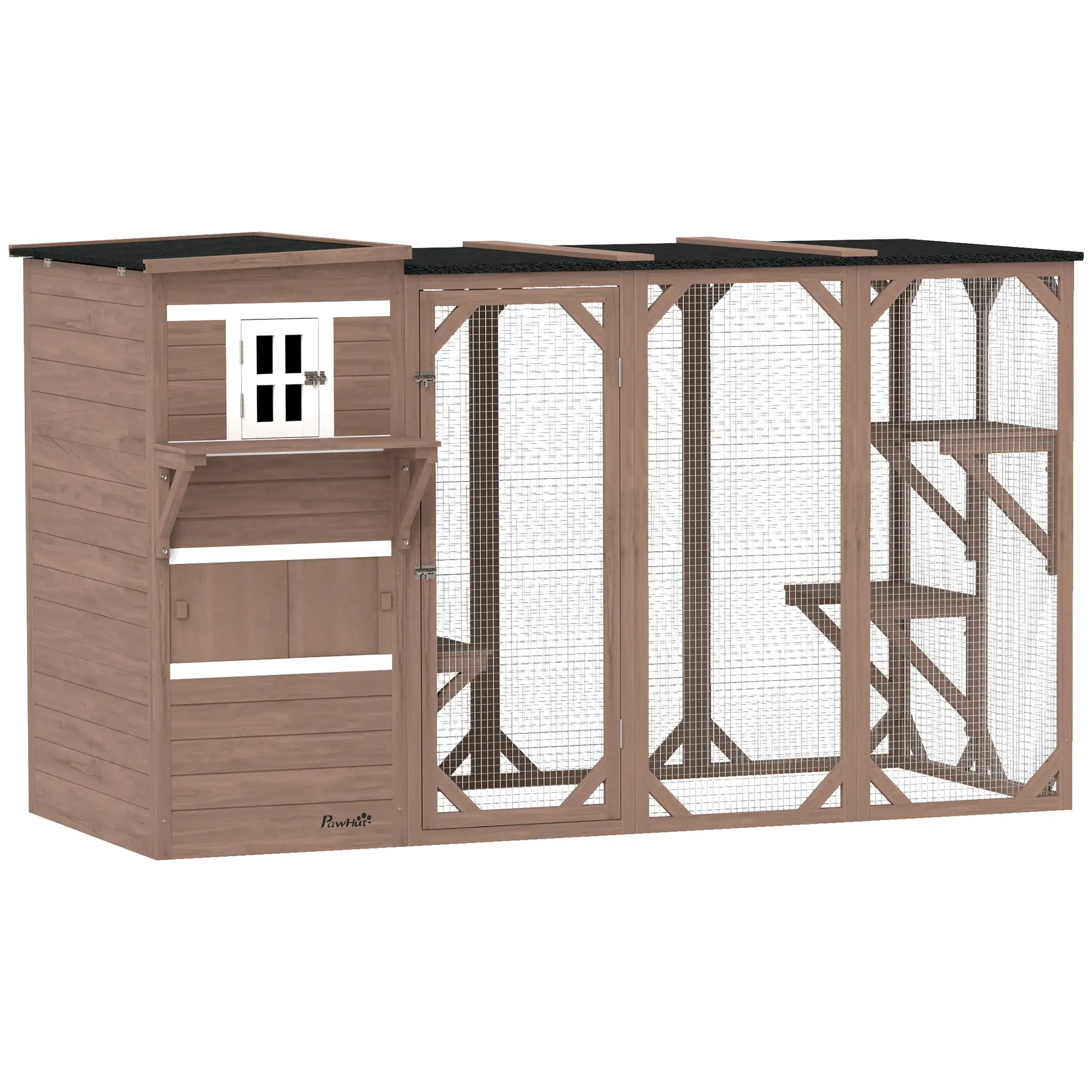 Wooden Cat Catio, 76