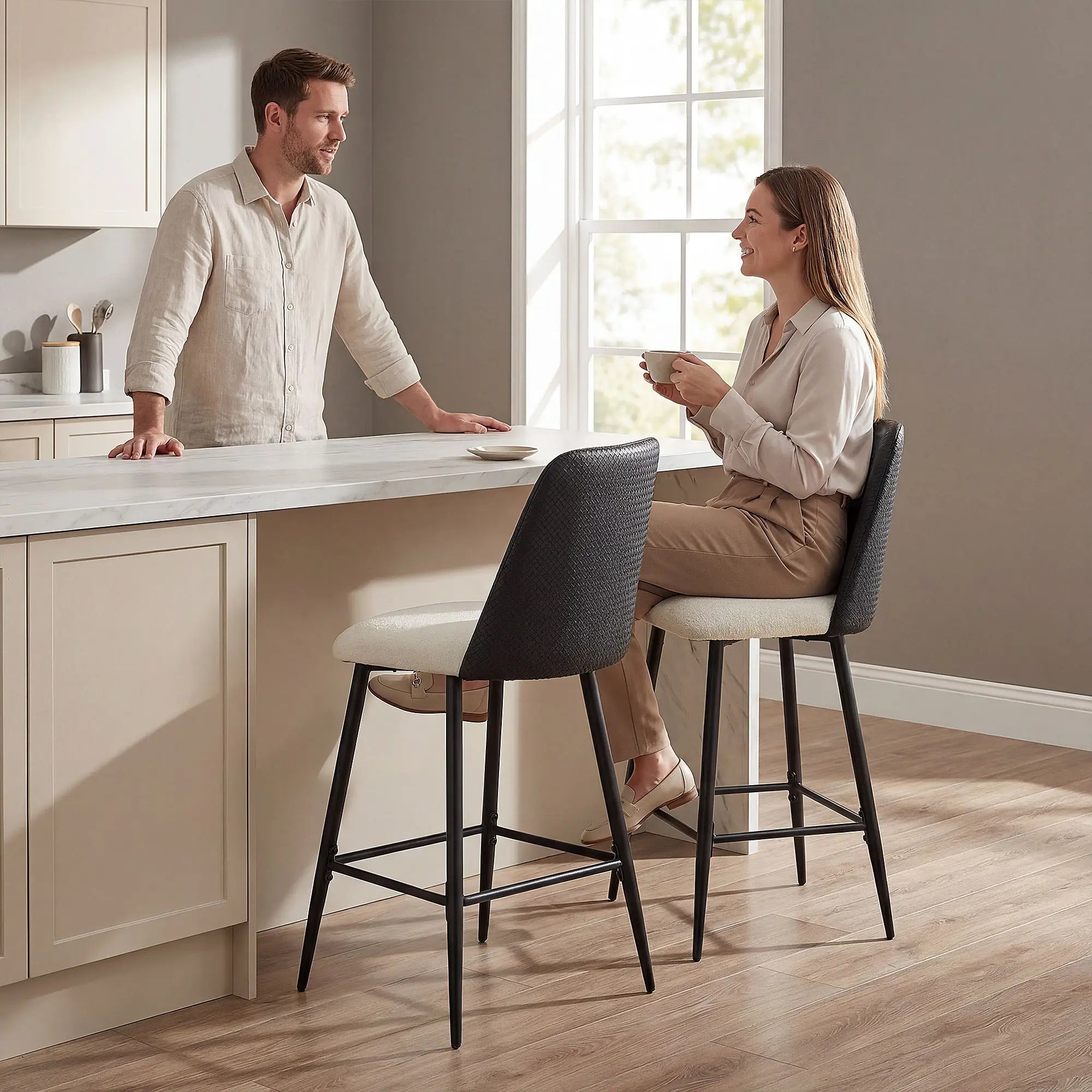 Counter Height Bar Stools Set of 2, 26