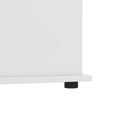 Coffre de rangement avec dessus relevable "31.5", blanc
