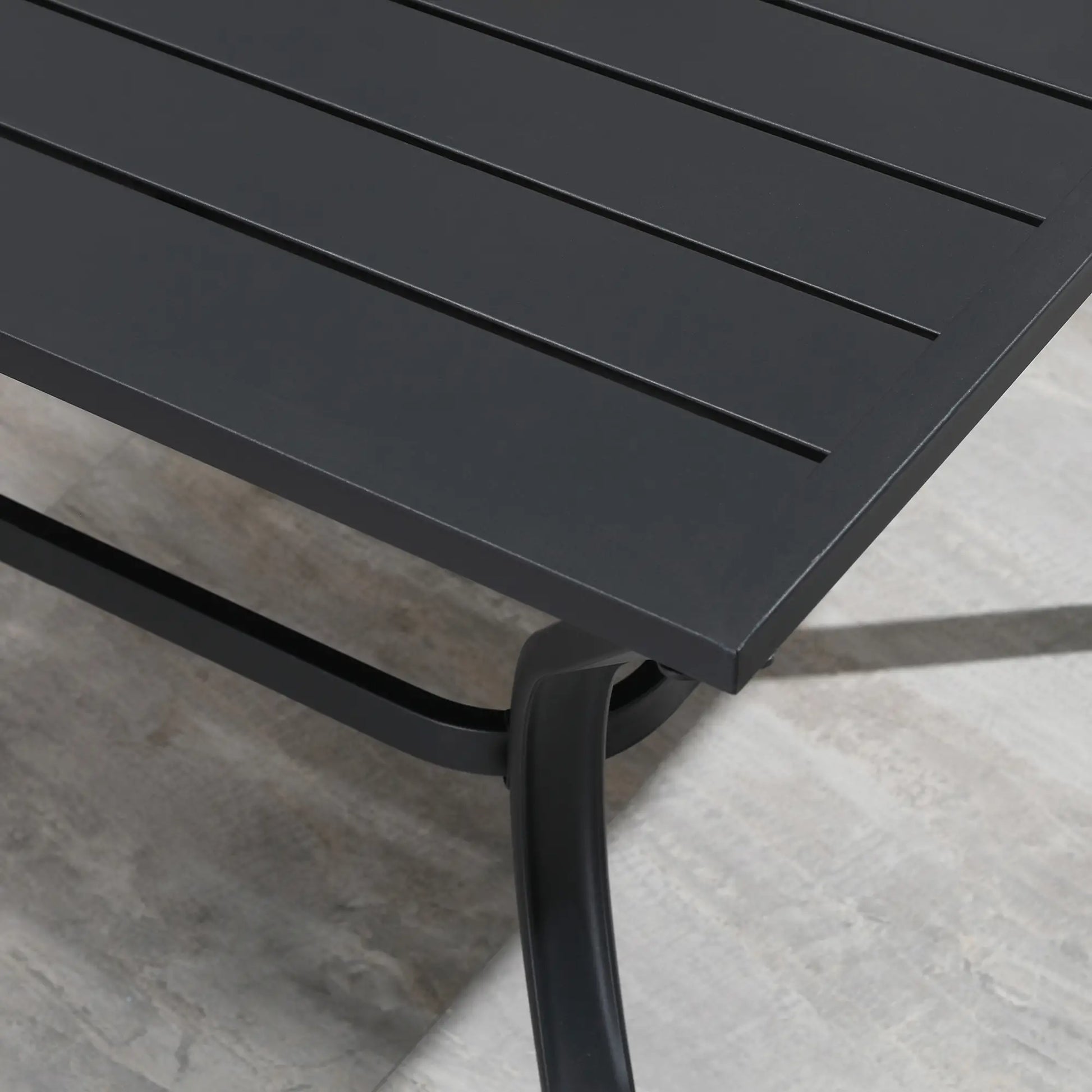 5-Piece Outdoor Patio Dining Set, 4 Swivel Rocker Chairs, 37" x 37" Table, Black Bistro Sets at Gallery Canada