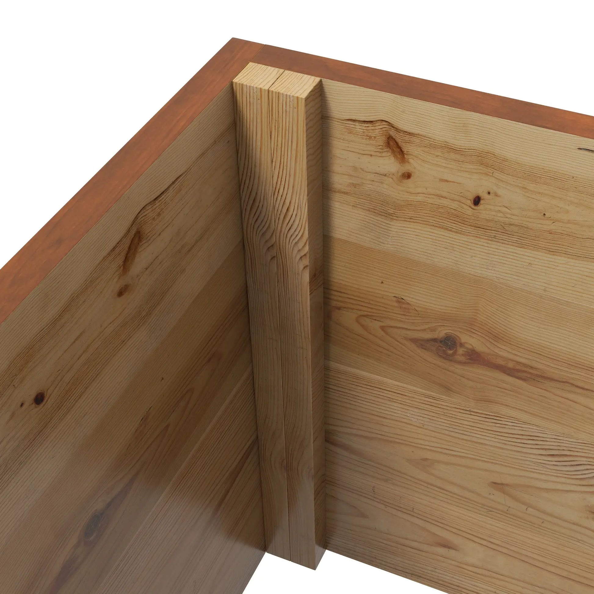 Wooden Planter with Trellis, Raised Garden Bed, Orange Raised Garden Beds at Gallery Canada