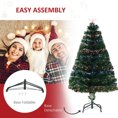 4ft Prelit Artificial Christmas Tree, Spruce Hinged Full Artificial Christmas Trees at Gallery Canada