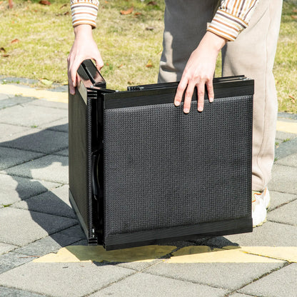 62 Inch Folding Pet Ramp, Lightweight Portable Dog Ramp, Non-Slip Surface, Black Dog Stairs at Gallery Canada