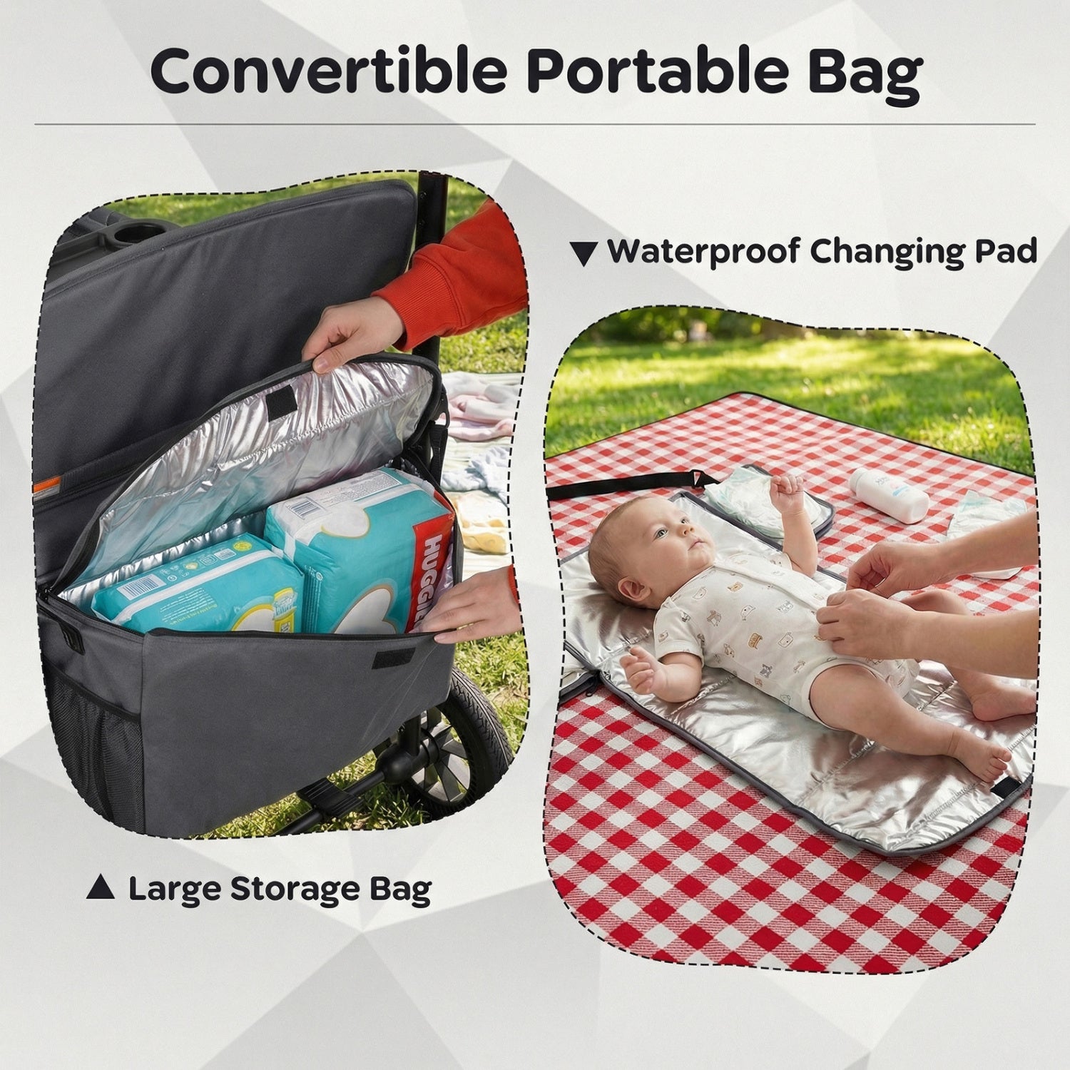 Foldable 4-Seater Wagon Stroller, Gray Baby Strollers at Gallery Canada