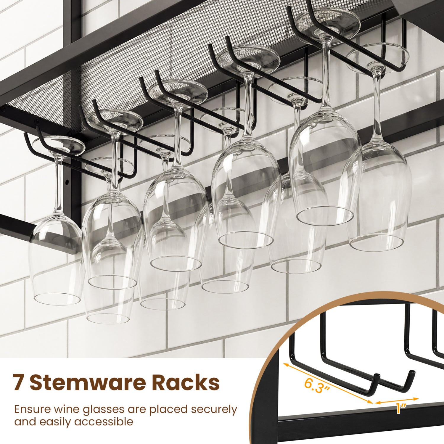 Wall Mounted Wine Rack 47