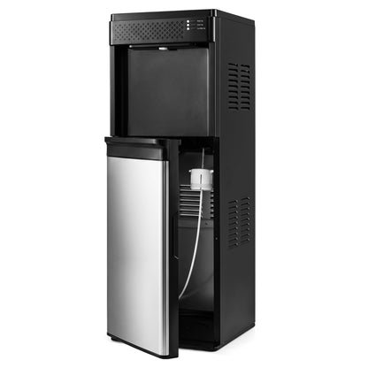 Water Dispenser with Ice Maker 3 in 1 Bottom Loading Water Cooler for 5 Gallon Bottle, Black Ice Makers Black at Gallery Canada
