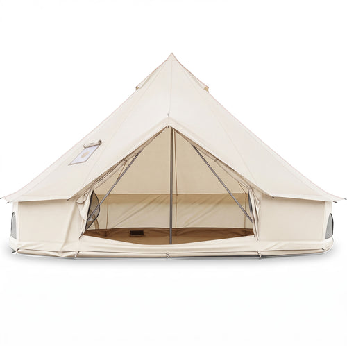 Waterproof Bell Tent With Stove Jack, Mesh Windows, M