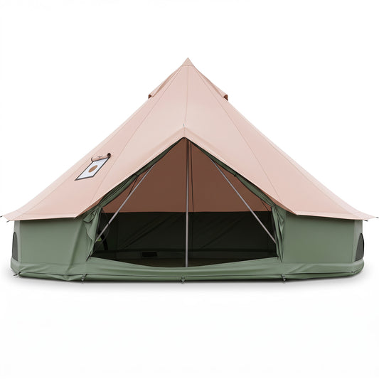 Waterproof Bell Tent With Stove Jack, M-Green Tents Khaki & Green at Gallery Canada