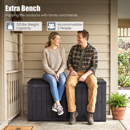 Waterproof Lockable Outdoor Deck Box Sheds & Outdoor Storage at Gallery Canada