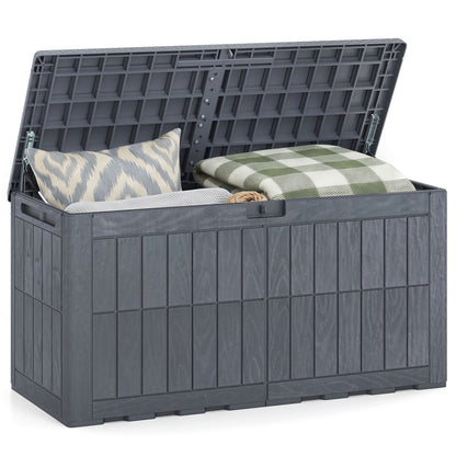 Waterproof Lockable Outdoor Deck Box, Gray Sheds & Outdoor Storage at Gallery Canada