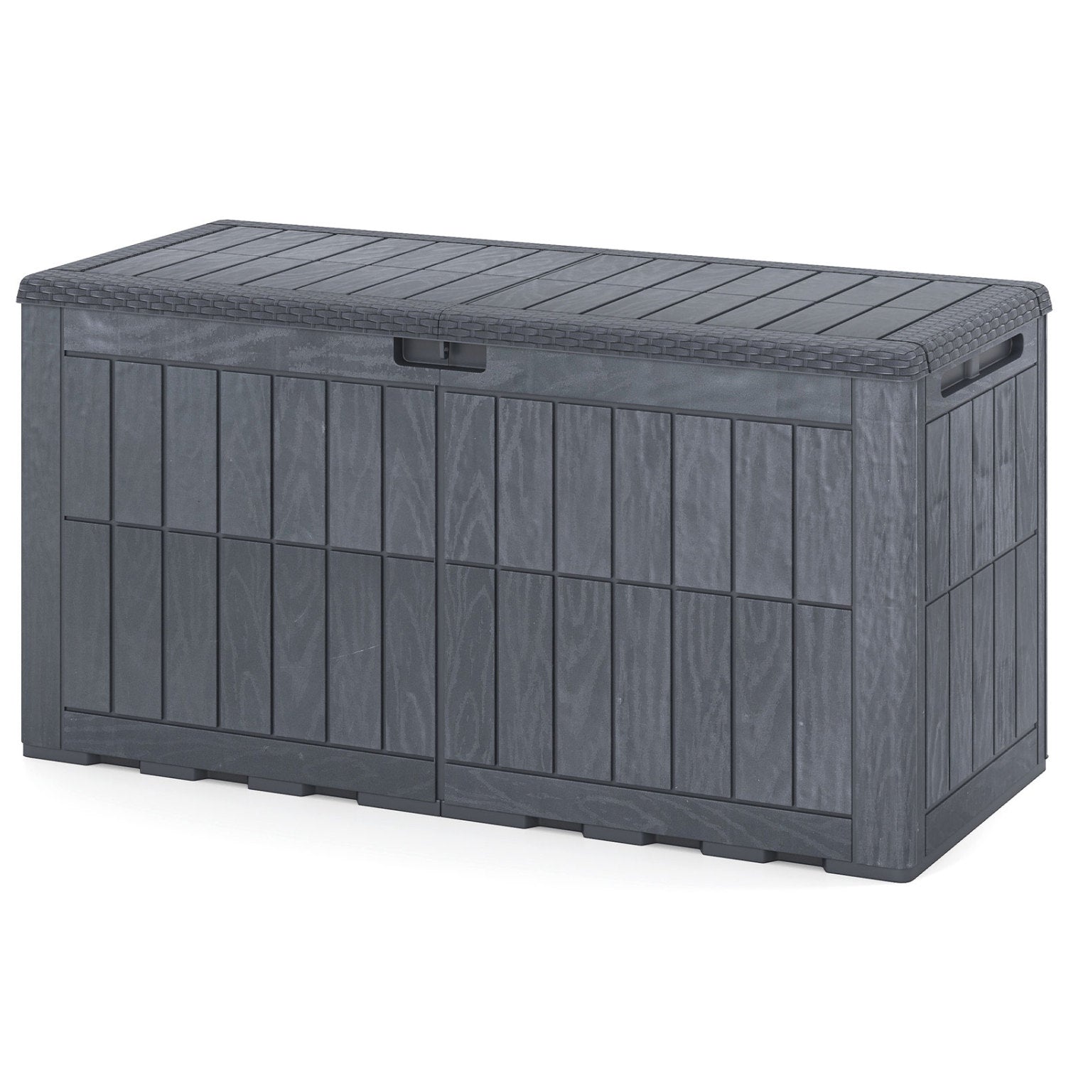 Waterproof Lockable Outdoor Deck Box, Gray Sheds & Outdoor Storage Gray at Gallery Canada