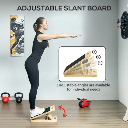 Pilates Bar Kit, Resistance Bands, Foldable Calf Stretch Board, Grey More-Strength Training Equipment at Gallery Canada