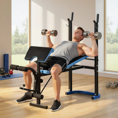 Adjustable Weight Bench, Barbell Rack, Leg Developer, Black Weight Benches at Gallery Canada