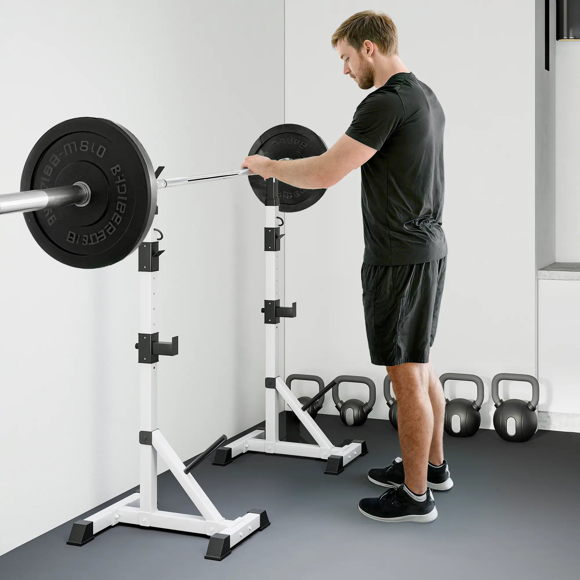 2-Piece Barbell Rack, 53.5