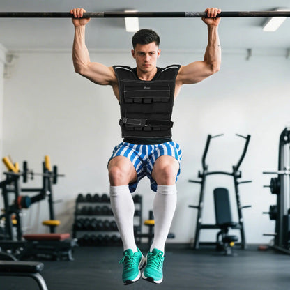 44 LBS Adjustable Weighted Vest, Snug Fit for Running Strength Training Strength Training Equipment at Gallery Canada