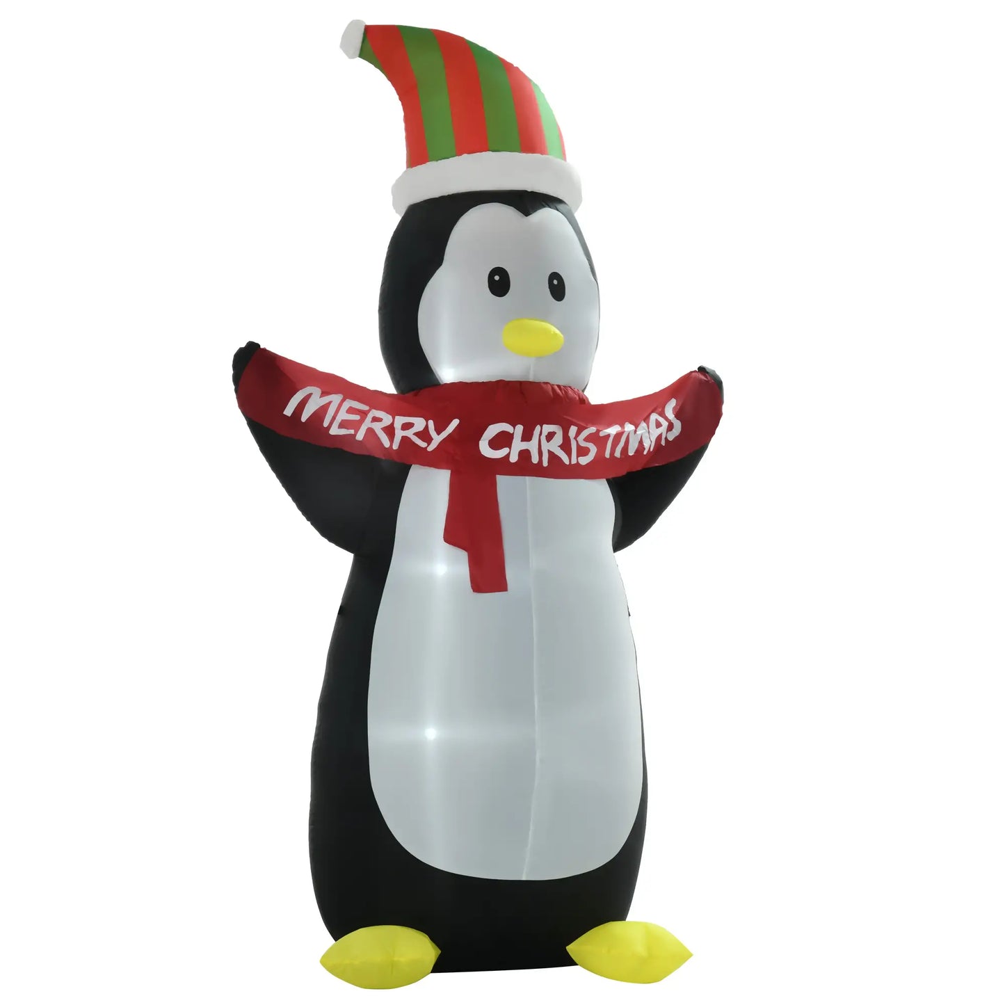 8' Inflatable Penguin LED Lights, Indoor Outdoor Christmas Decoration Christmas Inflatables at Gallery Canada